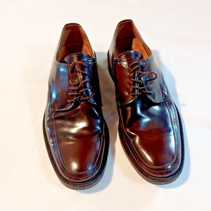 Pronto-Uomo Men's‎ Firenze 9M Italian Leather Oxford Dress Shoes Brown